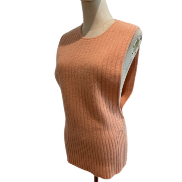 2PC ADRIENNE VITTADINI LAMBS WOOL ANGORA CARDIGAN & VEST VINTAGE LUXURY SZ M - Picture 7 of 16